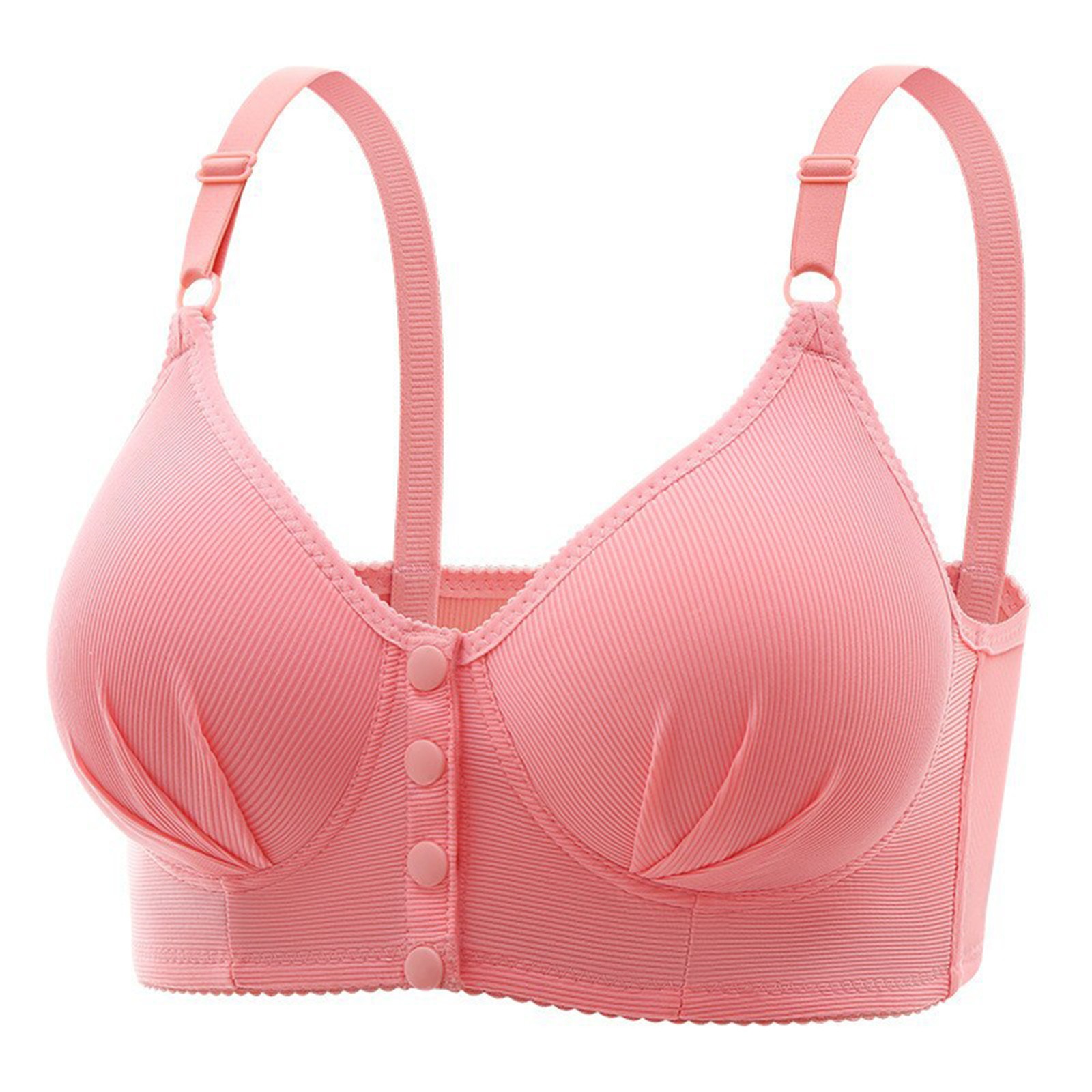 thumbnail image 1 of Sujetador informal ajustable y transpirable para mujer - Sin aros, costuras de encaje, copa BC, tallas S-XXXL, 1 of 5